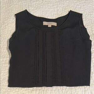 LOFT Black Sleeveless Top
